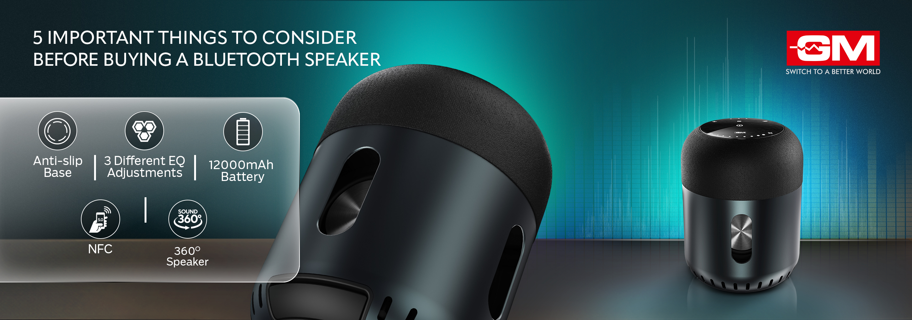 5 Important Things to Consider Before Buying a Bluetooth Speaker