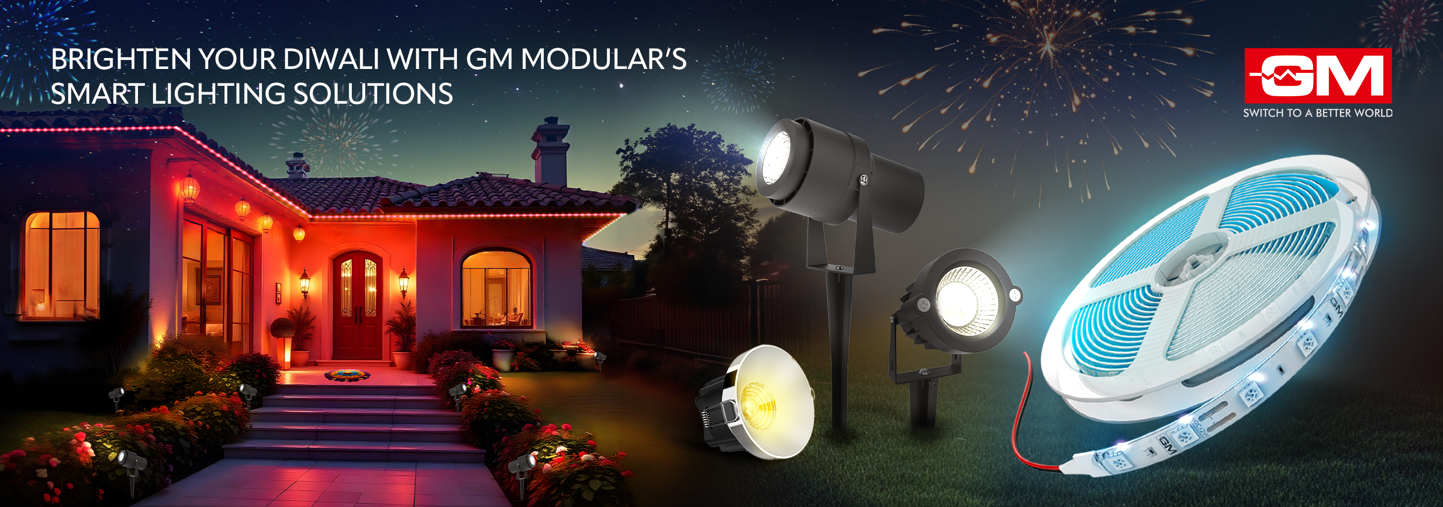 Brighten your Diwali with GM Modular's Smart Lighting Solutions