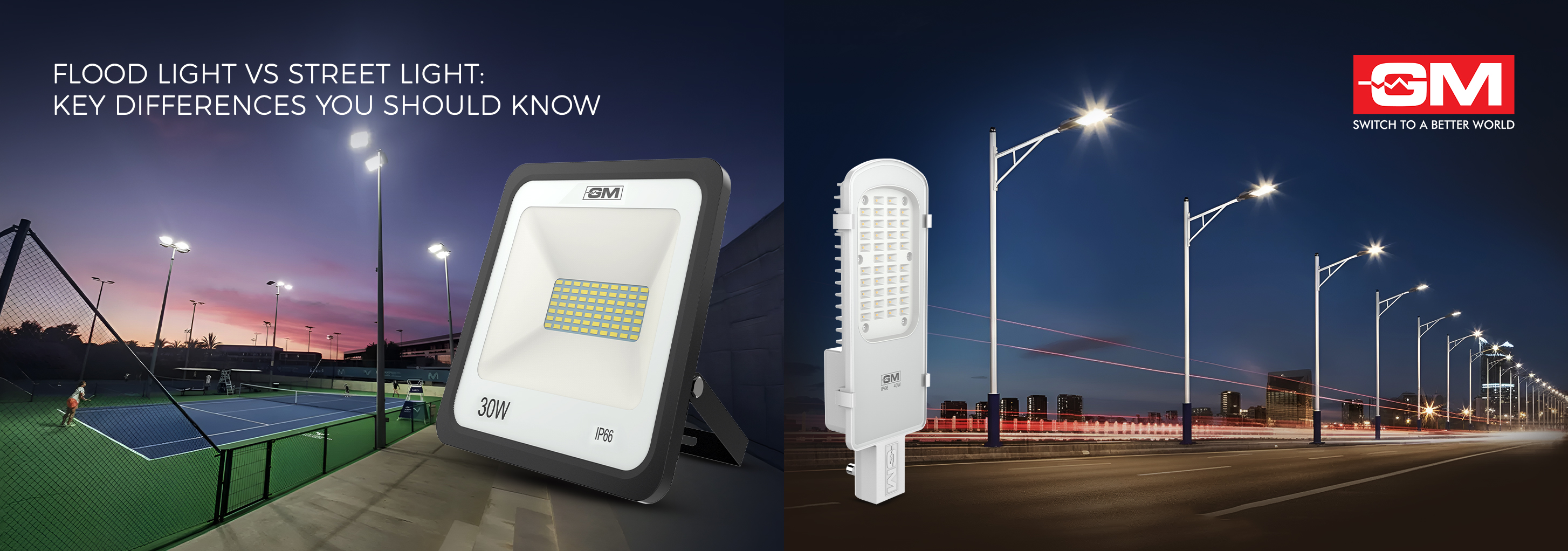 Flood Light vs Street Light: Key Differences You Should Know