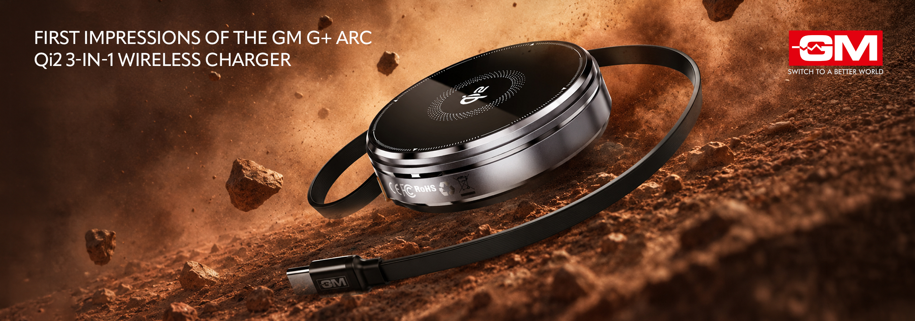GM G+ Arc Qi2 3-in-1 wireless charger first impressions