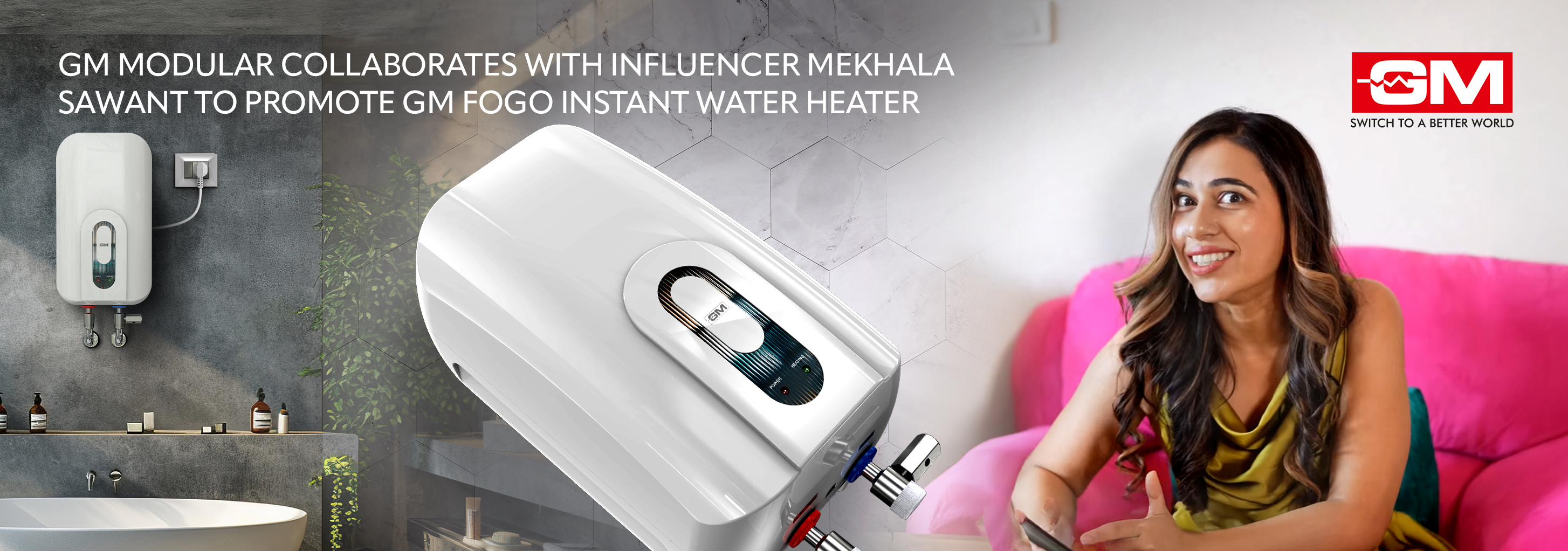 GM Modular Collaborates with Influencer Mekhala Sawant to Promote GM Fogo Instant Water Heater Medianews4u