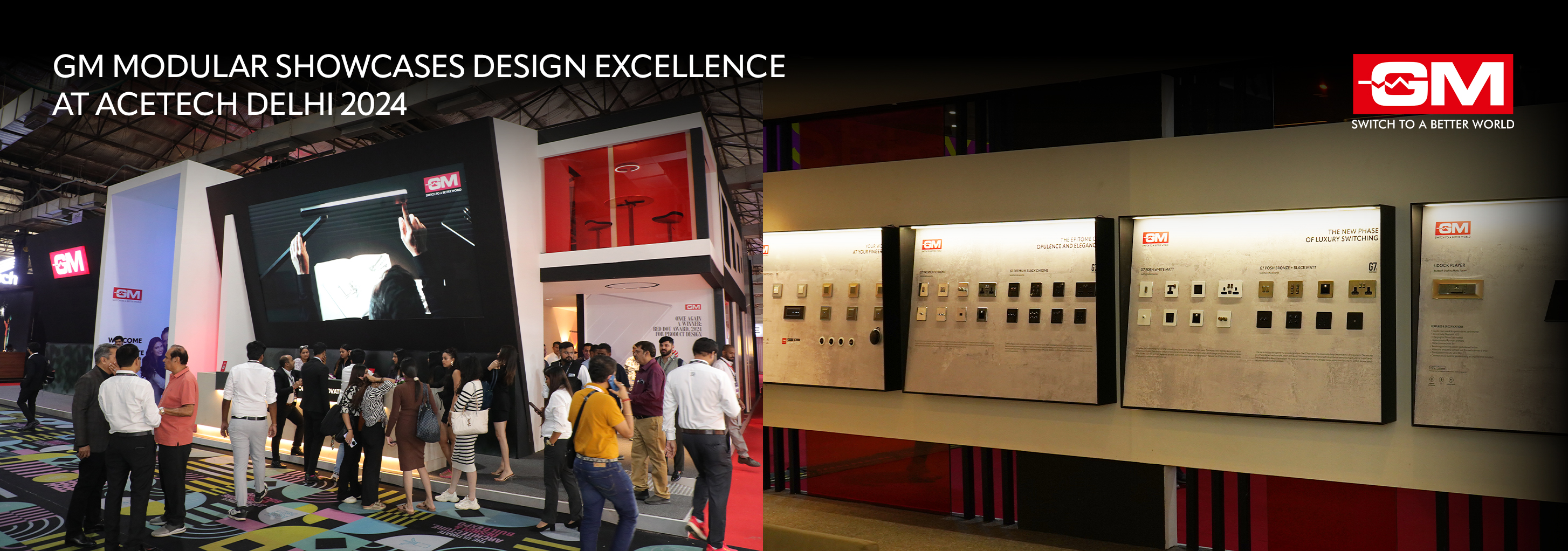 GM Modular Showcases Design Excellence at ACETECH Delhi 2024 - Published by A News of India