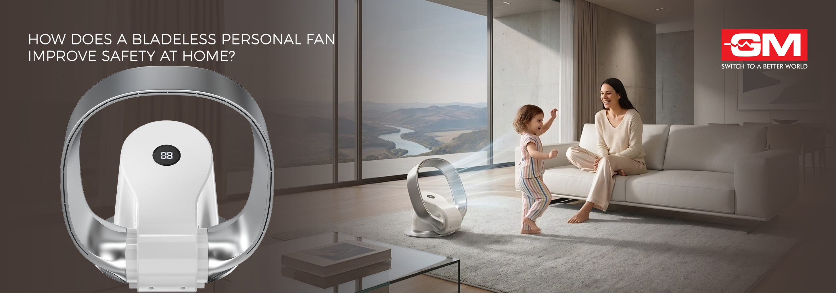 How Does a Bladeless Personal Fan Improve Safety at Home?