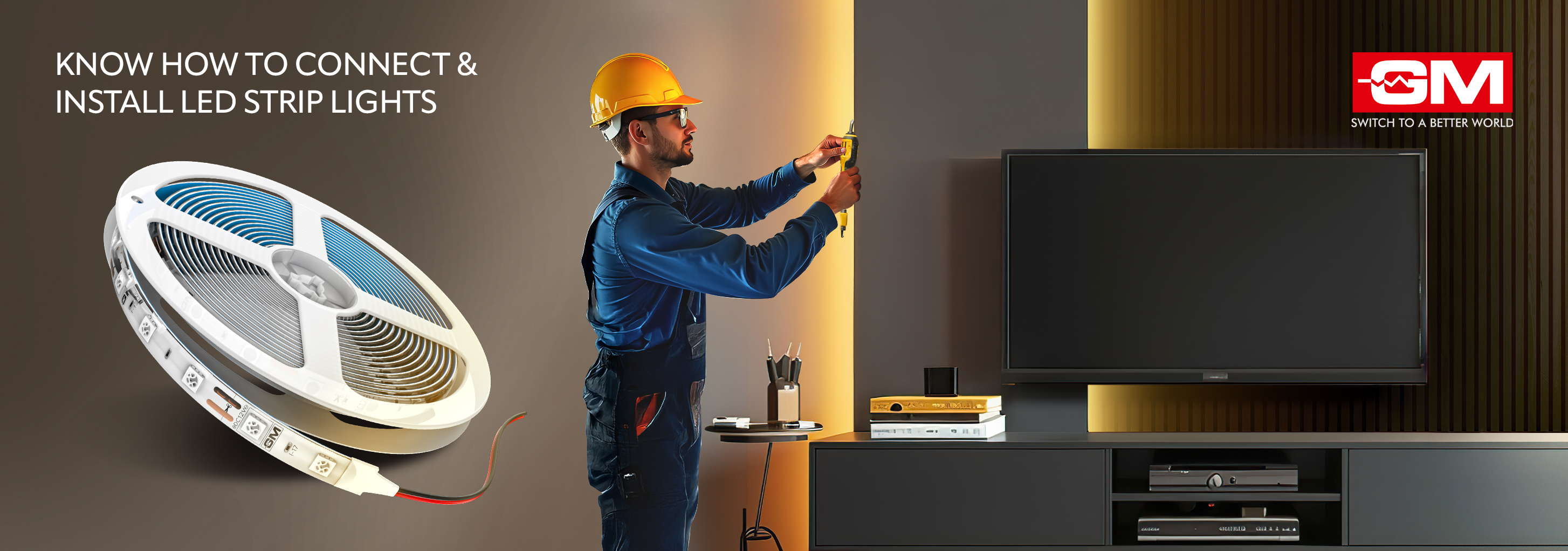 Know How to Connect and Install LED Strip Lights