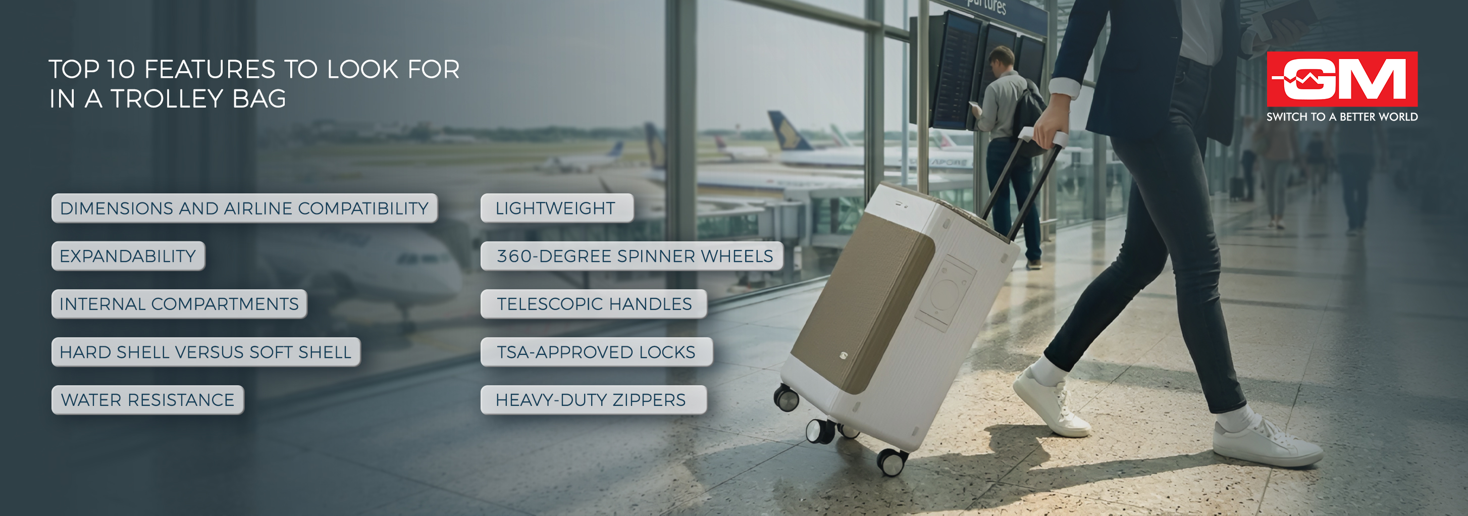 Top 10 Features to Look for in a Trolley Bag