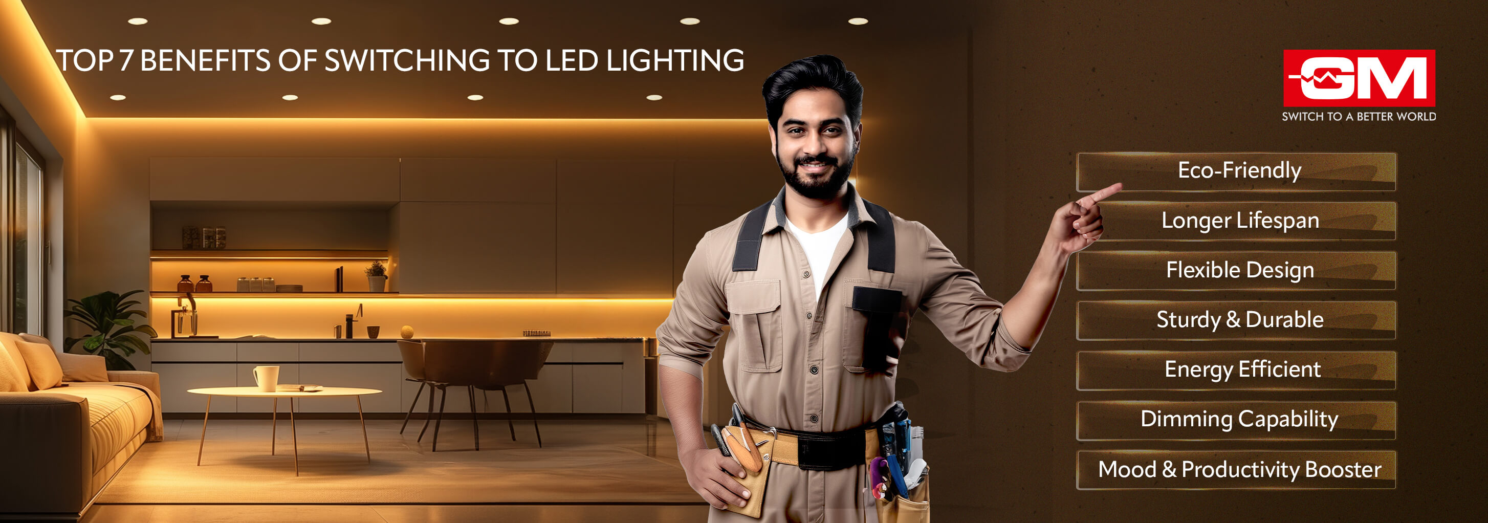 Top 7 Benefits of Switching to LED Lighting