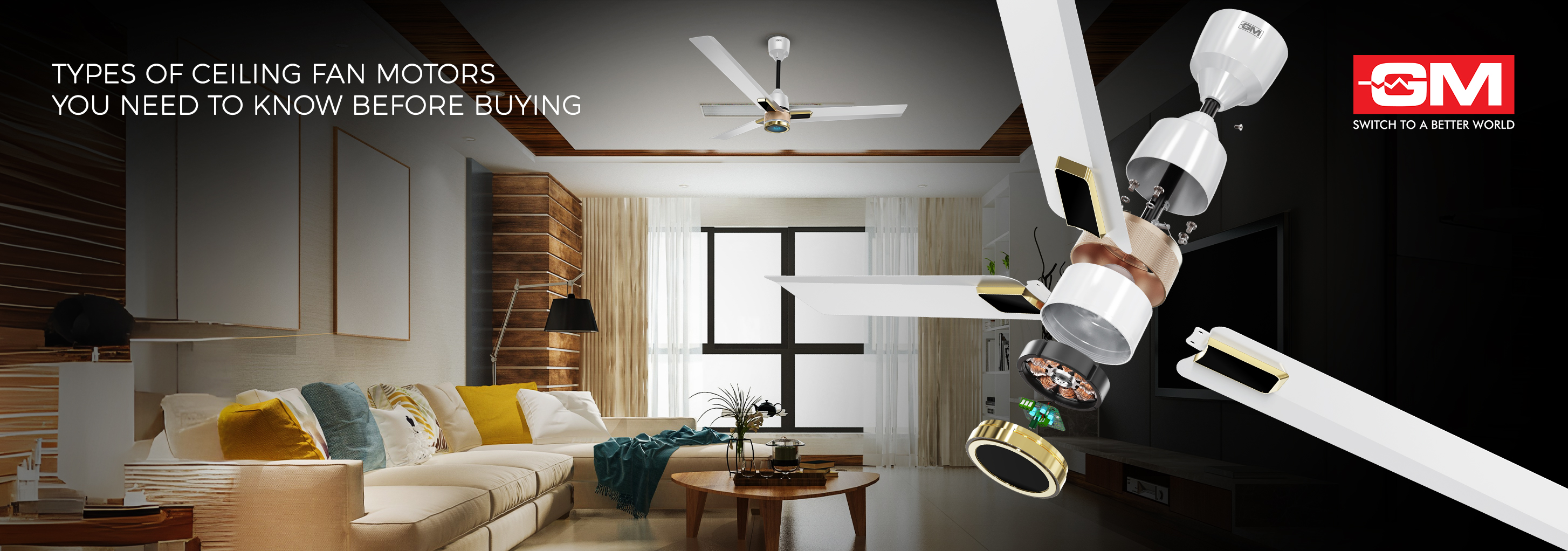 Types of Ceiling Fan Motors You Need to Know Before Buying