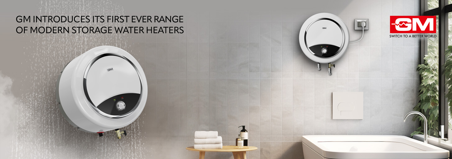 Electronic firm GM Modular launch its first storage Water Heater in the Indian Market