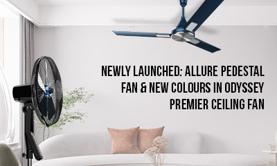 GM launches new pedestal fans "ALLURE" and new series of colour in Odyssey Premier Ceiling Fan - Published By ANI