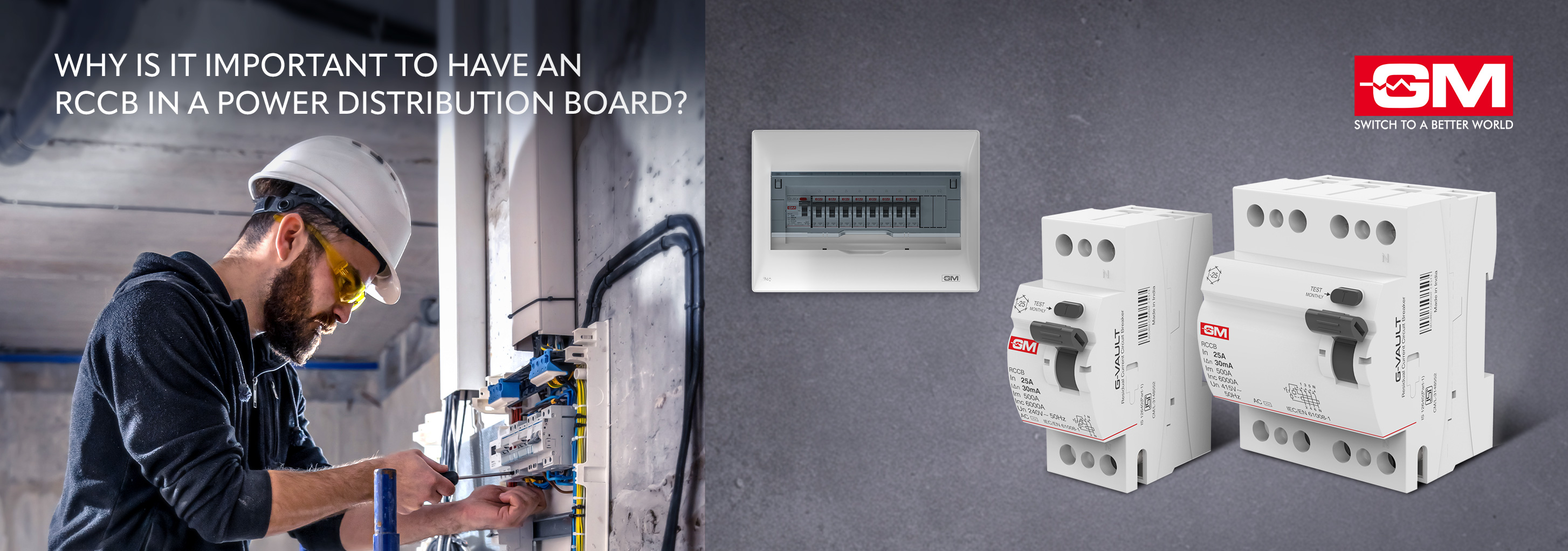 Why is it important to have an RCCB in a Power Distribution Board