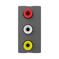 Triple RCA Socket (Audio & Video) - 1M