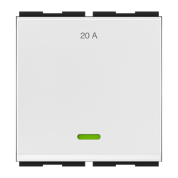 Zicono 20A 1 Way Switch With Indicator (Led) - 2M