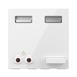 USB charger - 2M with indicator (LED) & 2 USB ports