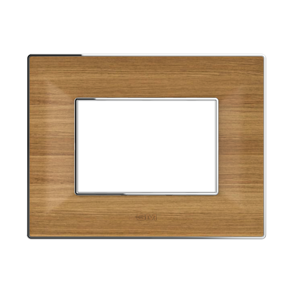 Black Walnut Wood Wall Plate - 2 Gang Combo - Light Switch, Duplex Outlet  Cover