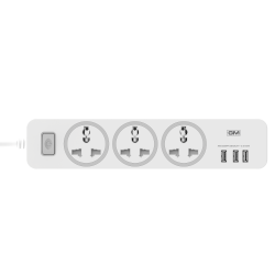 CUBA  4+1 POWER STRIP  with 3usb