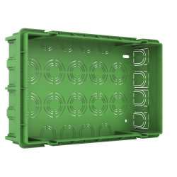 FLUSH MOUNTING PLASTIC GANG BOX - 16M